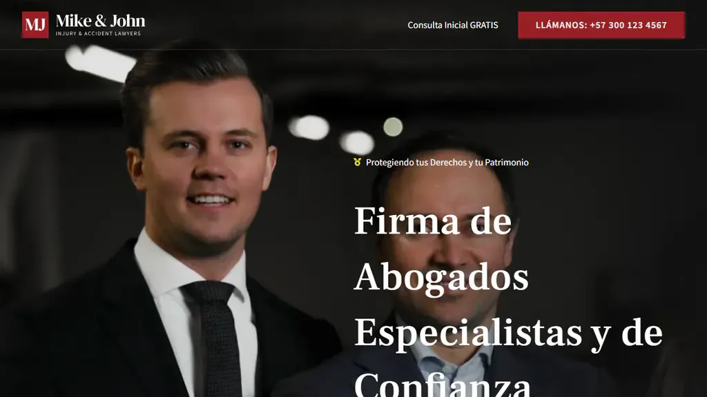 Página web para Law Firm
