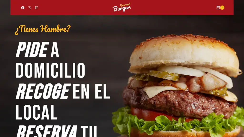 Página web para Restaurante